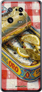 Силиконовый чехол Vintage Sardine Tin Phone для Xiaomi 13 Pro - 6772u-2959 изображение 