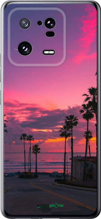 Силіконовий чехол Пальми для Xiaomi 13 Pro - 5873u-2959 изображение 
