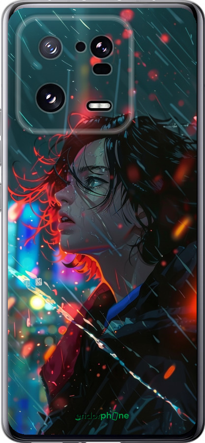 Силиконовый чехол Ночные огни для Xiaomi 13 Pro - 6096u-2959 изображение 