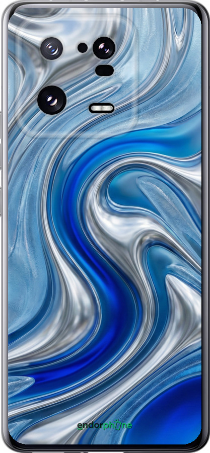 Силіконовий чехол Liquid Chrome для Xiaomi 13 Pro - 6781u-2959 изображение 