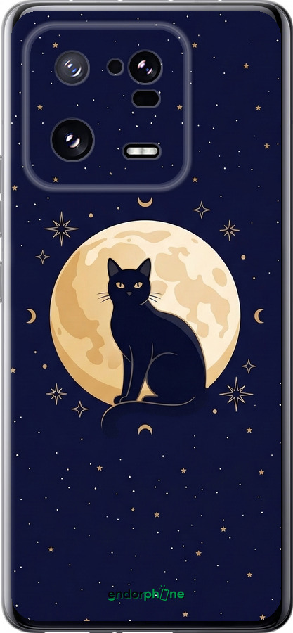 Силиконовый чехол Cute Cat Celestial/Witchy для Xiaomi 13 Pro - 6787u-2959 изображение 