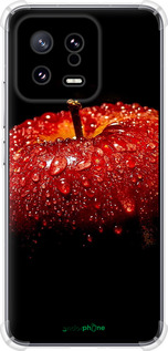 Силіконовий протиударний с посиленими кутами чехол Яблуко для Xiaomi 13 - 6022sp-2957 изображение 