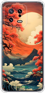 Силикон с усиленными углами чехол Природа японии для Xiaomi 13 - 6327sp-2957 изображение 