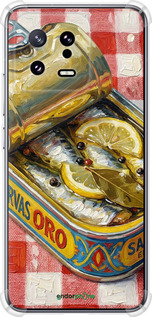 Силіконовий протиударний с посиленими кутами чехол Vintage Sardine Tin Phone для Xiaomi 13 - 6772sp-2957 изображение 