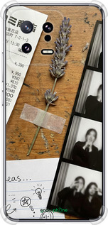 Силикон с усиленными углами чехол 'Aesthetic Scrapbook Collage' для Xiaomi 13 изображение 10