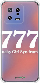 Силикон с усиленными углами чехол 'Aesthetic Aura Gradient 777 Lucky Energy' для Xiaomi 13 изображение 6
