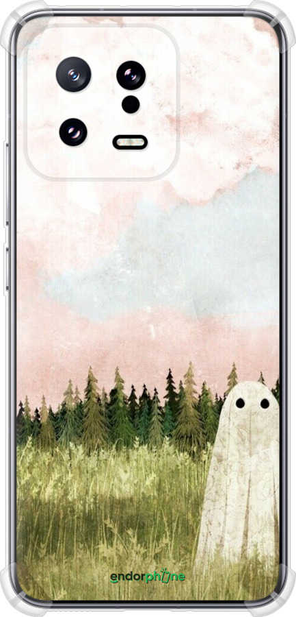 Силіконовий протиударний с посиленими кутами чехол Привид для Xiaomi 13 - 6401sp-2957 изображение 