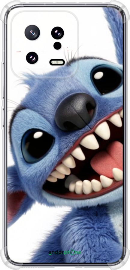 Силикон с усиленными углами чехол Стич для Xiaomi 13 - 6684sp-2957 изображение 