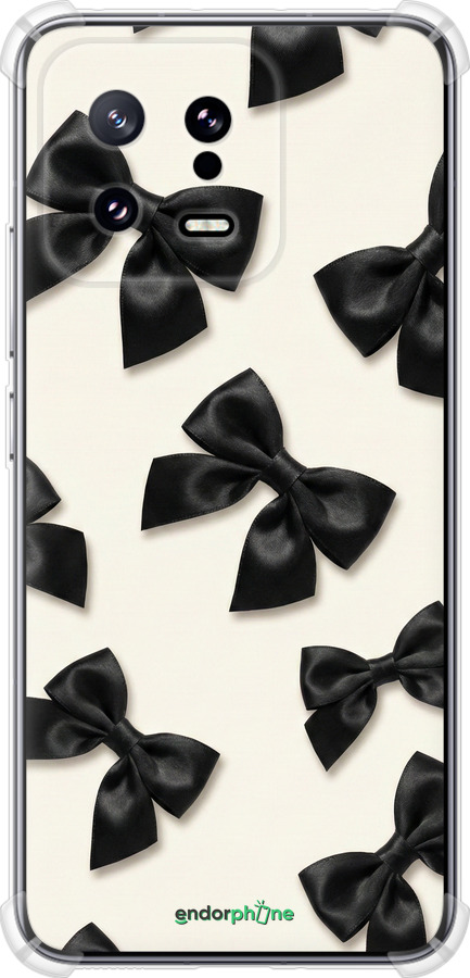 Силіконовий протиударний с посиленими кутами чехол Dark Coquette для Xiaomi 13 - 6765sp-2957 изображение 