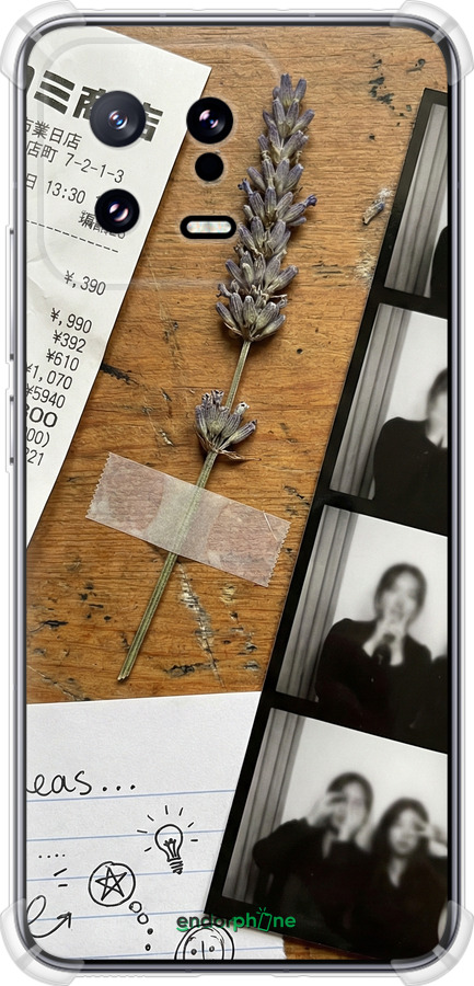 Силіконовий протиударний с посиленими кутами чехол Aesthetic Scrapbook Collage для Xiaomi 13 - 6773sp-2957 изображение 