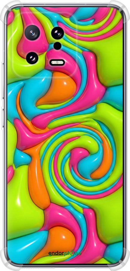 Силикон с усиленными углами чехол Y2K Jelly Dream для Xiaomi 13 - 6780sp-2957 изображение 