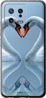 Силіконовий чехол Лебеді для Xiaomi 13 - 6007u-2957 изображение 