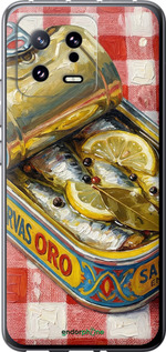 Силиконовый чехол Vintage Sardine Tin Phone для Xiaomi 13 - 6772u-2957 изображение 
