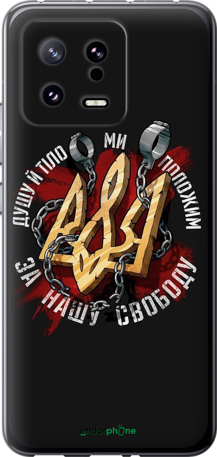 Силиконовый чехол Свобода для Xiaomi 13 - 1157u-2957 изображение 
