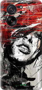 Силиконовый чехол Лицо девушки для Xiaomi 13T PRO - 1162u-3810 изображение 