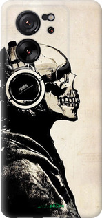 Силиконовый чехол Скелет-меломан v2 для Xiaomi 13T PRO - 1200u-3810 изображение 