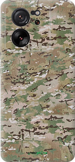 Силиконовый чехол Камуфляж v5 для Xiaomi Redmi K60 Ultra - 1201u-4143 изображение 