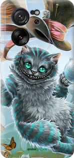 Силиконовый чехол Чеширский кот 2 для Xiaomi Redmi K60 Ultra - 3993u-4143 изображение 