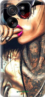 Силиконовый чехол Девушка в тату для Xiaomi 13T PRO - 4001u-3810 изображение 
