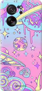 Силиконовый чехол Розовая галактика для Xiaomi 13T - 4146u-4142 изображение 