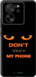 Силиконовый чехол Don't touch the phone для Xiaomi Redmi K60 Ultra - 4261u-4143 изображение 