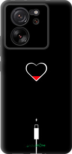 Силиконовый чехол Подзарядка сердца для Xiaomi 13T - 4274u-4142 изображение 