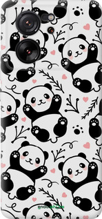 Силиконовый чехол Панды для Xiaomi Redmi K60 Ultra - 4318u-4143 изображение 