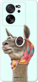 Силіконовий чехол Модна лама для Xiaomi 13T - 4479u-4142 изображение 