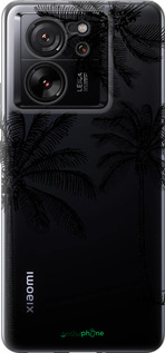 Силиконовый чехол Пальмы1 для Xiaomi 13T - 4634u-4142 изображение 