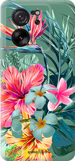 Силиконовый чехол Тропические цветы v1 для Xiaomi 13T PRO - 4667u-3810 изображение 