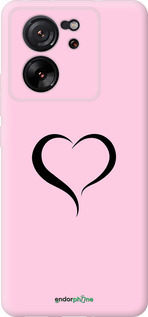 Силиконовый чехол Сердце 1 для Xiaomi 13T - 4730u-4142 изображение 