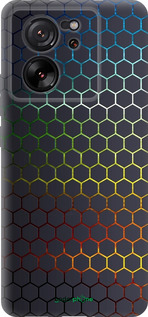 Силиконовый чехол Переливающиеся соты для Xiaomi 13T PRO - 498u-3810 изображение 