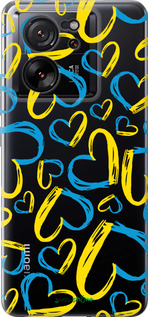 Силиконовый чехол Сердца UA для Xiaomi 13T PRO - 5292u-3810 изображение 