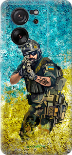 Силиконовый чехол Воин ЗСУ для Xiaomi Redmi K60 Ultra - 5311u-4143 изображение 