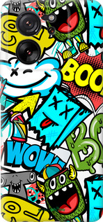 Силиконовый чехол Стикеры v4 для Xiaomi Redmi K60 Ultra - 5508u-4143 изображение 