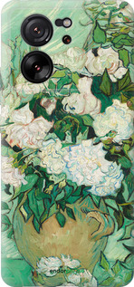 Силиконовый чехол Винсент Ван Гог. Ваза с розами для Xiaomi 13T - 5543u-4142 изображение 