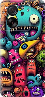 Силиконовый чехол Cмешные монстры для Xiaomi 13T - 5549u-4142 изображение 