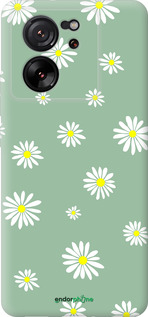 Силиконовый чехол Ромашки v4 для Xiaomi 13T - 5603u-4142 изображение 