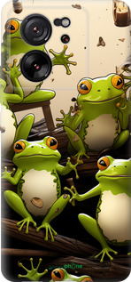 Силиконовый чехол Жабки для Xiaomi 13T PRO - 5656u-3810 изображение 