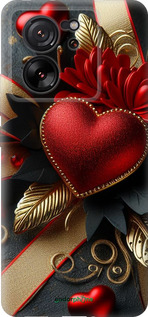 Силиконовый чехол Сердечки v2 для Xiaomi 13T - 5832u-4142 изображение 