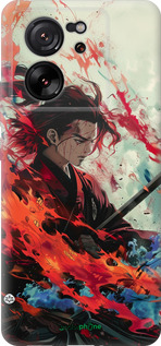 Силиконовый чехол Битва стихий для Xiaomi 13T PRO - 6110u-3810 изображение 