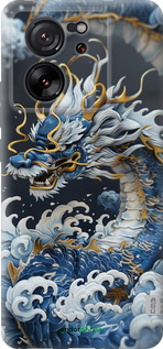 Силиконовый чехол Водяной дракон для Xiaomi 13T - 6113u-4142 изображение 