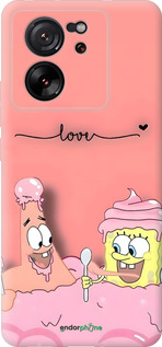 Силиконовый чехол Спанч Боб для Xiaomi 13T PRO - 6282u-3810 изображение 