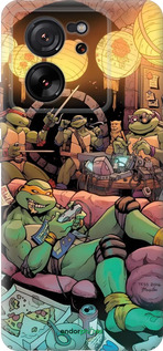 Силиконовый чехол Черепашки нинзя для Xiaomi 13T - 6346u-4142 изображение 