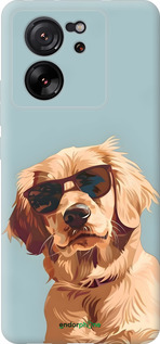 Силиконовый чехол Пес в очках для Xiaomi Redmi K60 Ultra - 6381u-4143 изображение 