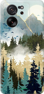 Силиконовый чехол С изображением лесного пейзажа для Xiaomi Redmi K60 Ultra - 6548u-4143 изображение 