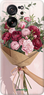 Силиконовый чехол Пионы 1 для Xiaomi 13T PRO - 6705u-3810 изображение 