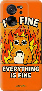 Силиконовый чехол Funny Cat для Xiaomi 13T PRO - 6786u-3810 изображение 