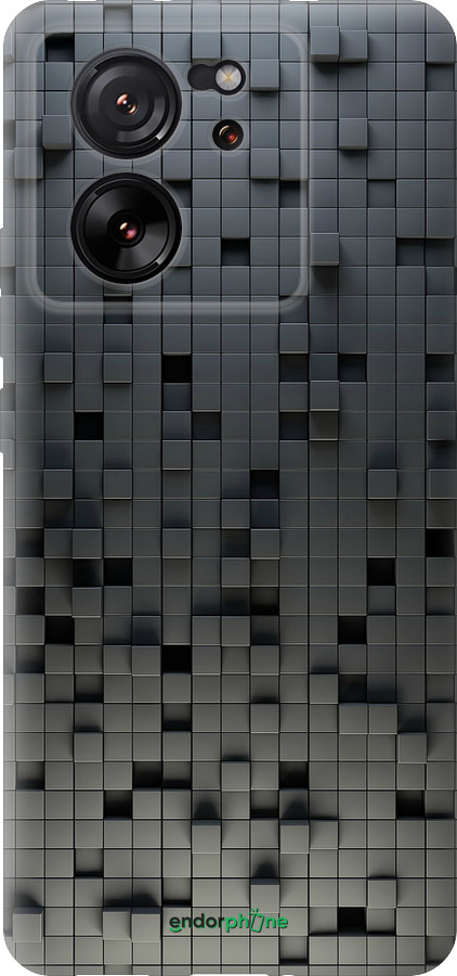 Силиконовый чехол Кубики для Xiaomi Redmi K60 Ultra - 1061u-4143 изображение 