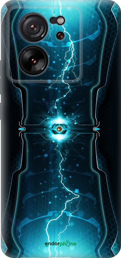 Силиконовый чехол Молнии в цилиндре для Xiaomi 13T PRO - 120u-3810 изображение 